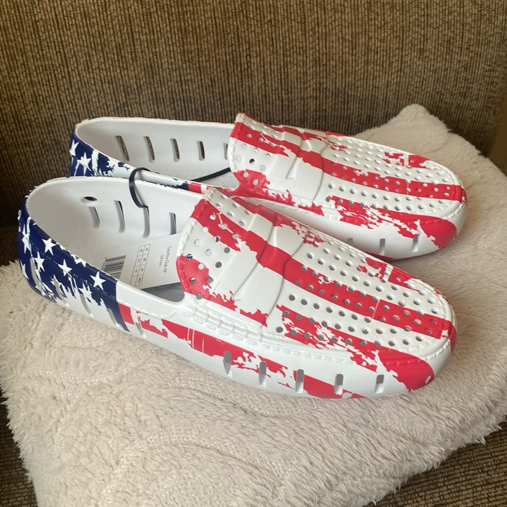 Men's Floafers Country Club Driver Print size 9, width D - Medium